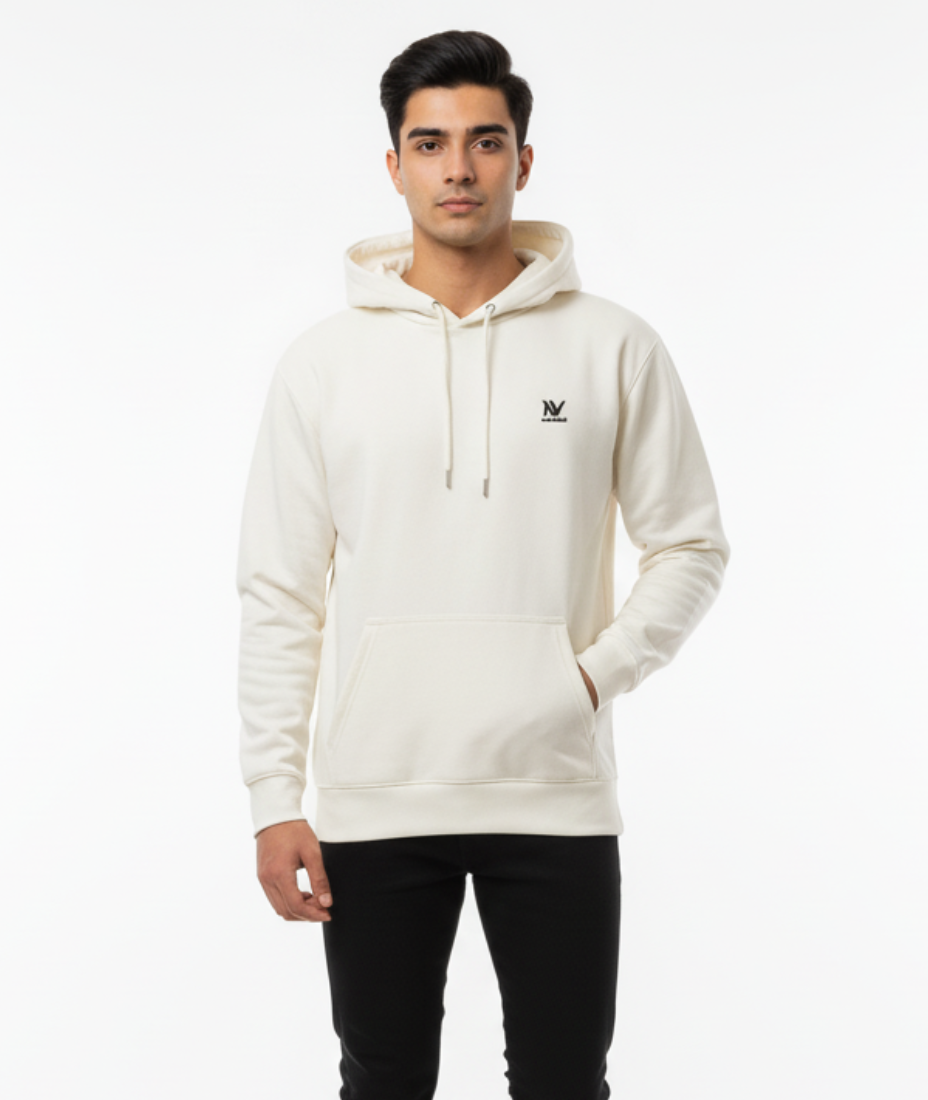 Men's Off-White Pullover Hoodie - Limited Edition