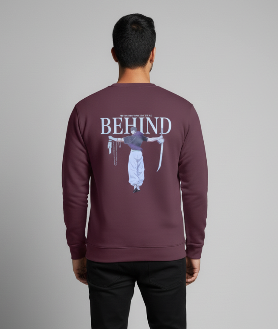BEHIND Anime Sweatshirt - Limited Edition